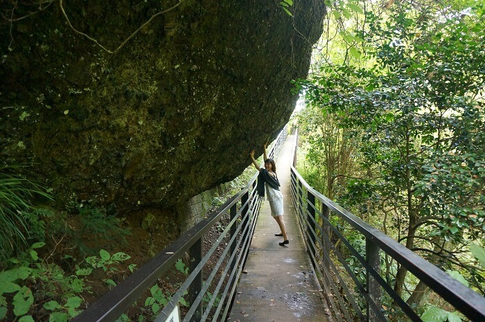 巨石とフォトジェニックなひとときも！@茨城県久慈郡。